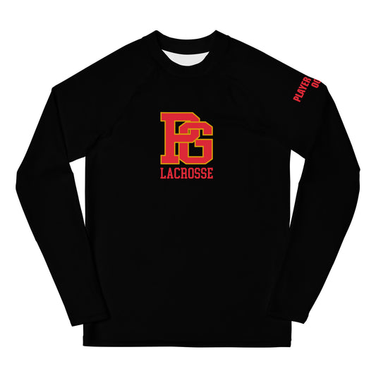 Youth Pacific Grove High School Lacrosse Compression Shirt - Personalized