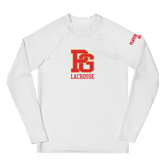 Youth Pacific Grove High School Lacrosse Compression Shirt - Personalized
