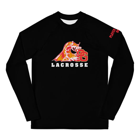 Youth Pacific Grove High School Lacrosse Compression Shirt - Personalized