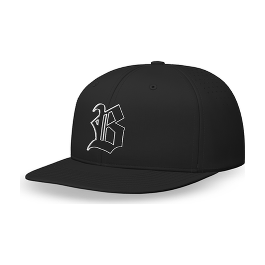 Blacksox black Richardson Ignite LT R-Flex hat – front view