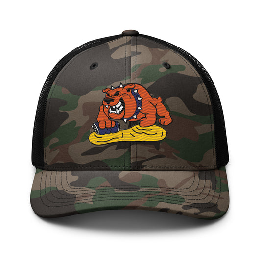 Pups Lacrosse Camouflage Trucker Hat