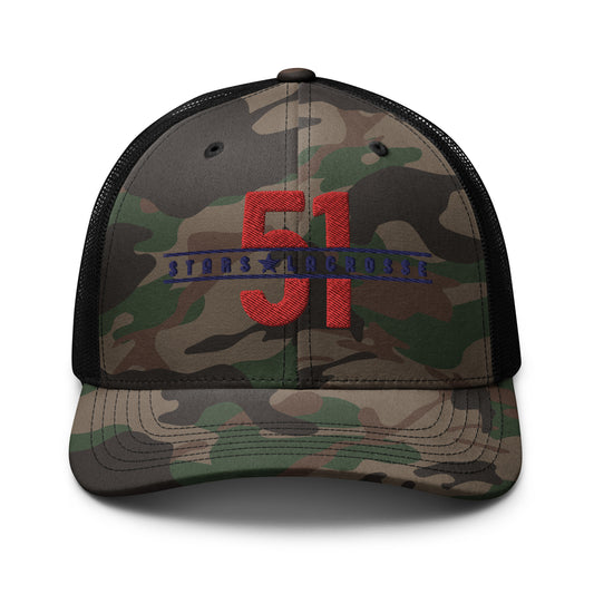 51 Stars Lacrosse Camo Hat