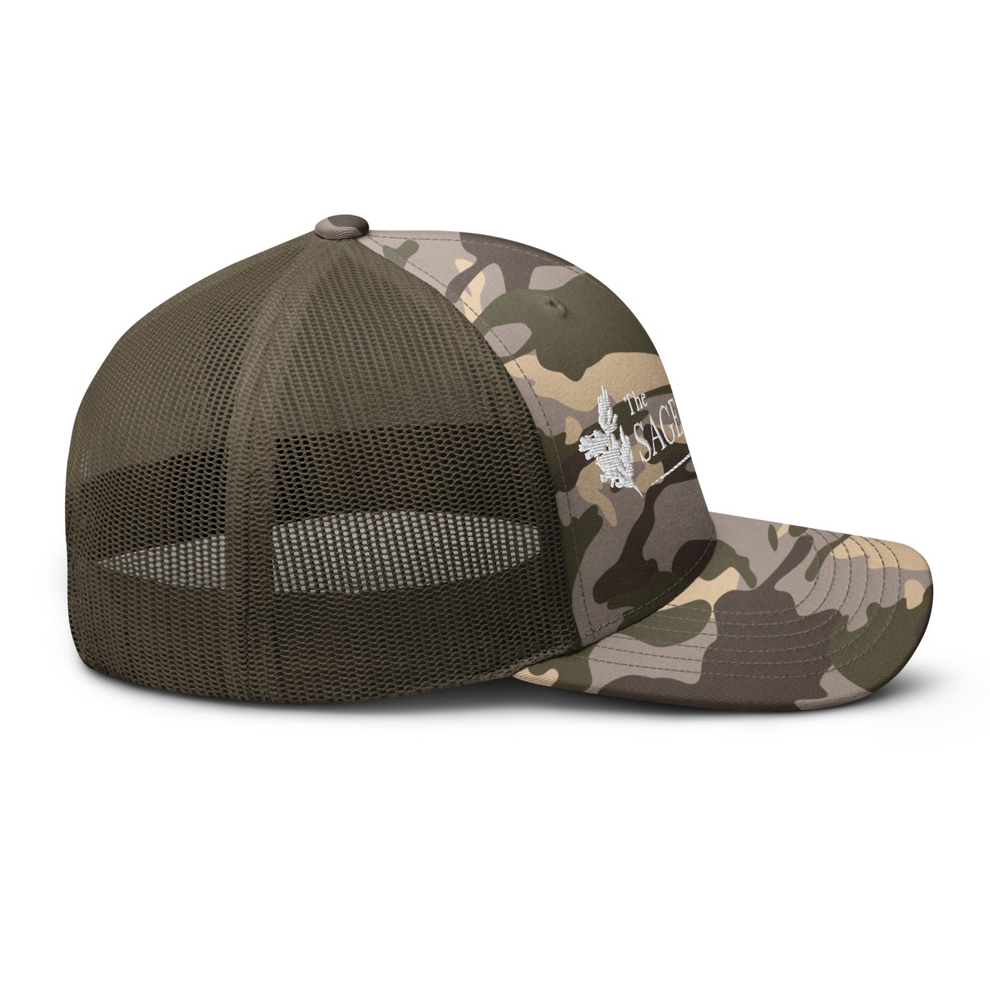 The Sage School Otto Cap Camouflage Trucker Hat