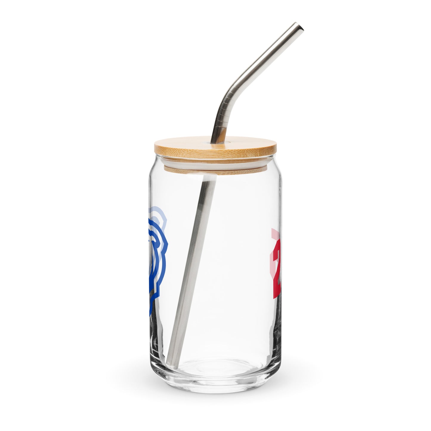Personalizable - Bartlett HS Lacrosse Can-Shaped Glass