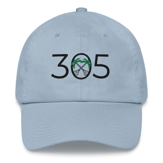 Lax in the 305 Yupoong Classic Dad Hat