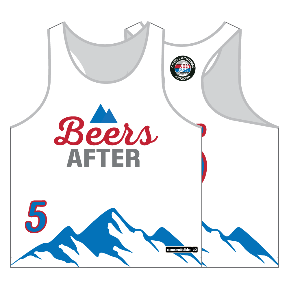 Coed Lacrosse Women's Racerback Reversible Pinnie - Beers After