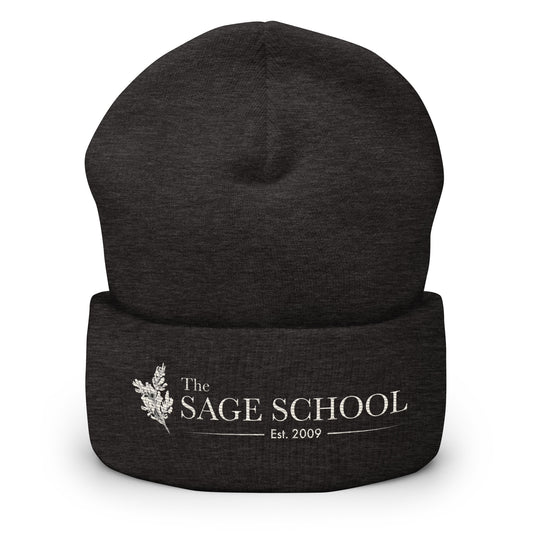 The Sage School Cuffed Beanie