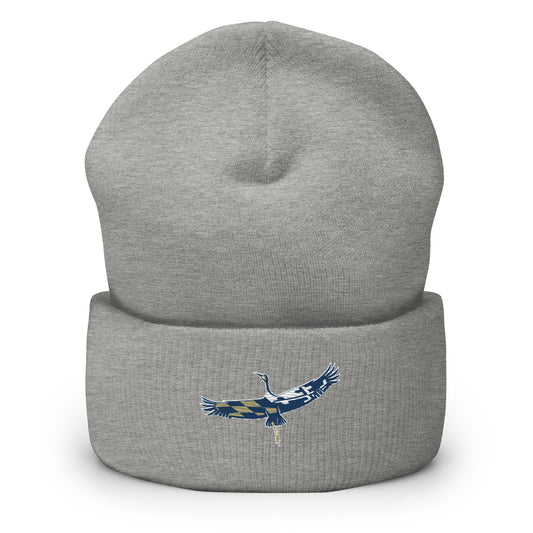 Blue Heron Lacrosse Cuffed Beanie