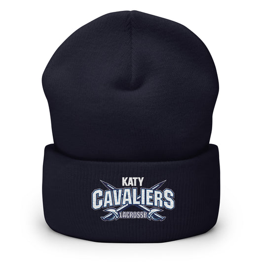 Katy Cavaliers Lacrosse Cuffed Beanie