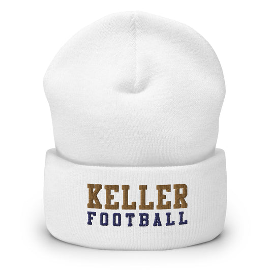 Keller Football Cuffed Beanie