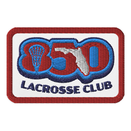 850 Lacrosse Embroidered Patch