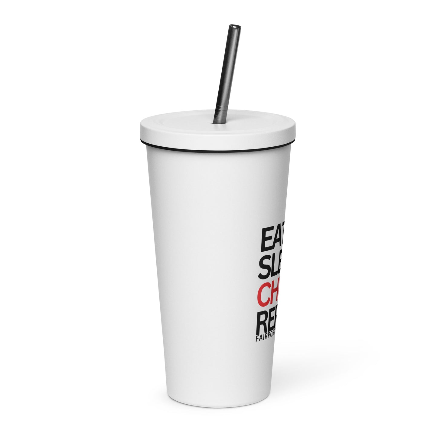 Fairport Football and CheerInsulated tumbler With Straw