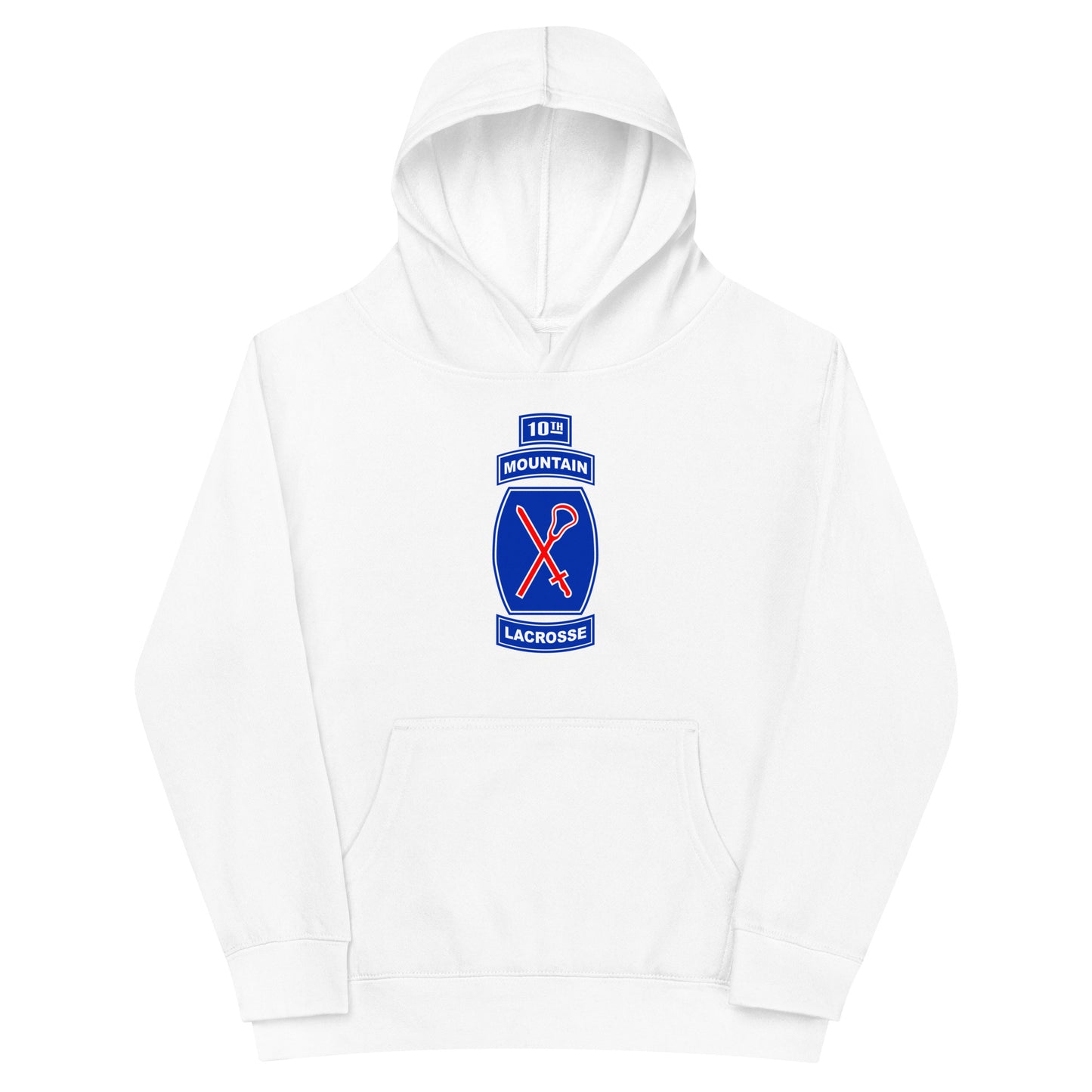 Youth 10th Mountain Lacrosse Cotton Heritage Hoodie