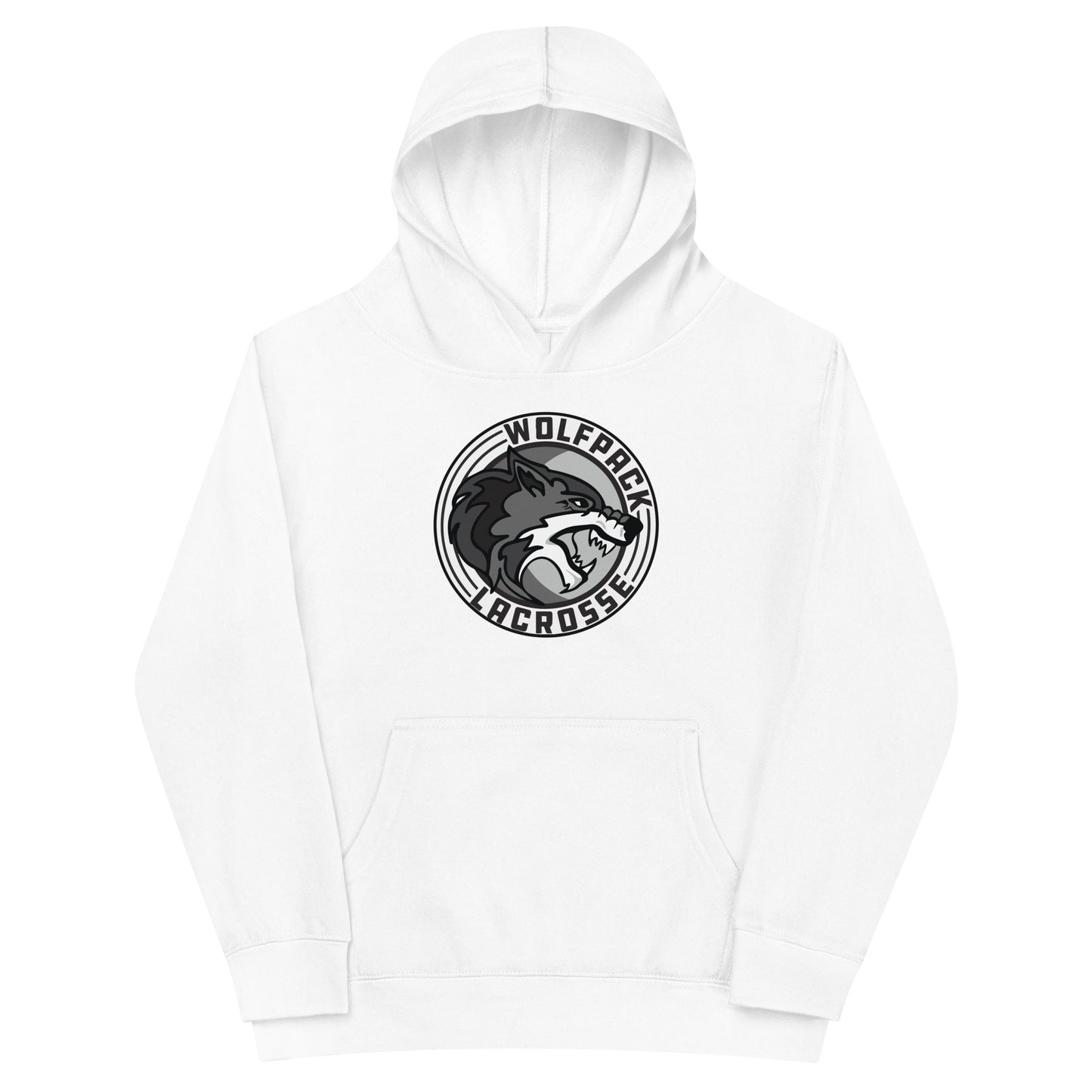 Youth Wolfpack Lacrosse Cotton Heritage Hoodie