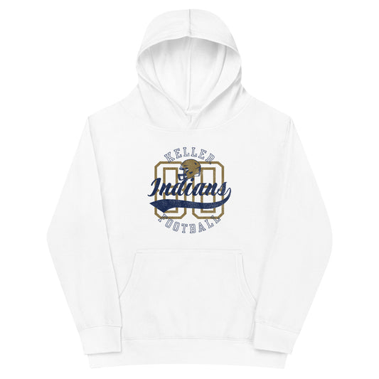 Youth Keller Football Cotton Heritage Hoodie