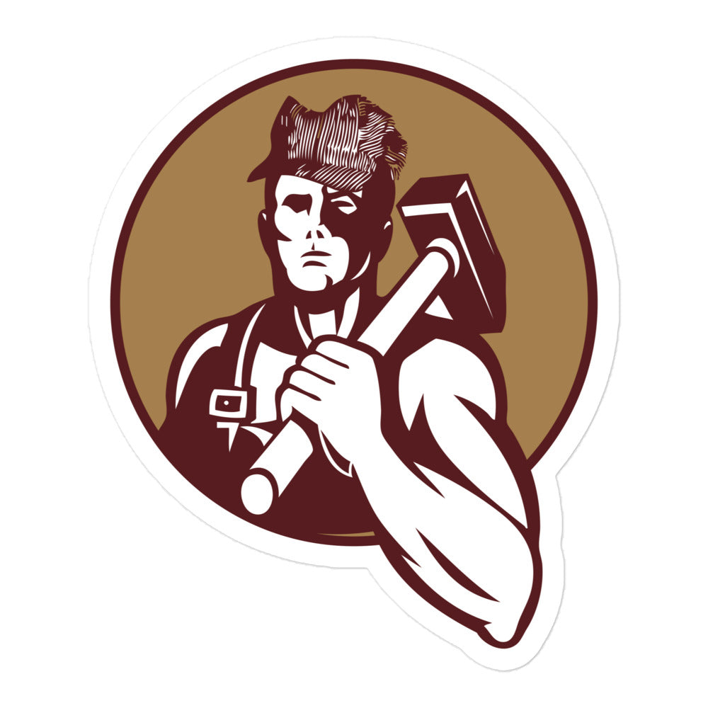 BJR Wrestling Sticker