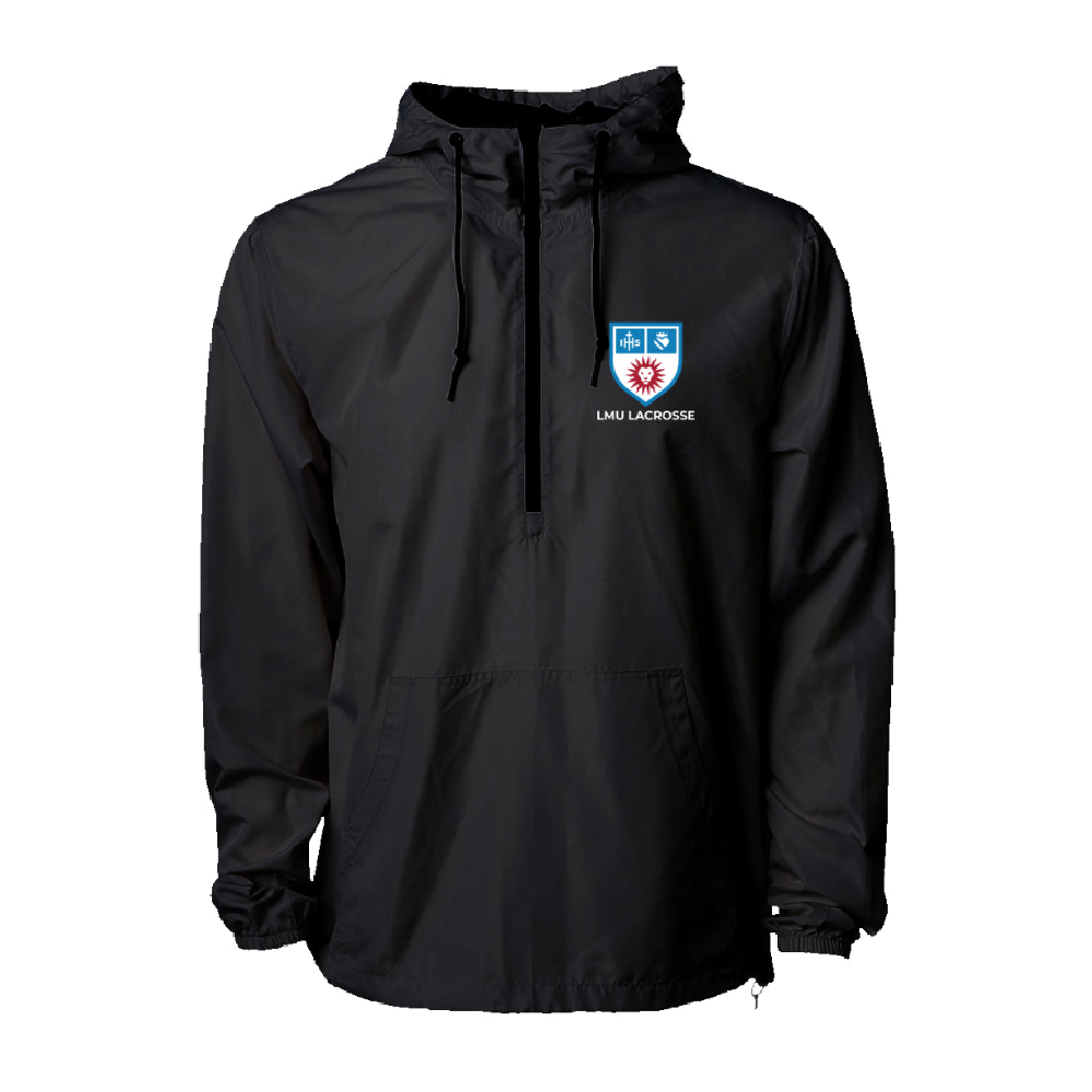 Adult LMU Lacrosse Lightweight Pullover Windbreaker