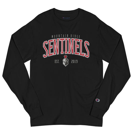 Adult Mountain Ridge Sentinels Lacrosse Champion Long Sleeve Shirt