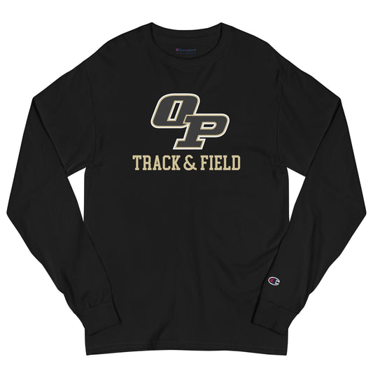 Adult Oak Park Track and Cross Country Champion Long Sleeve Shirt