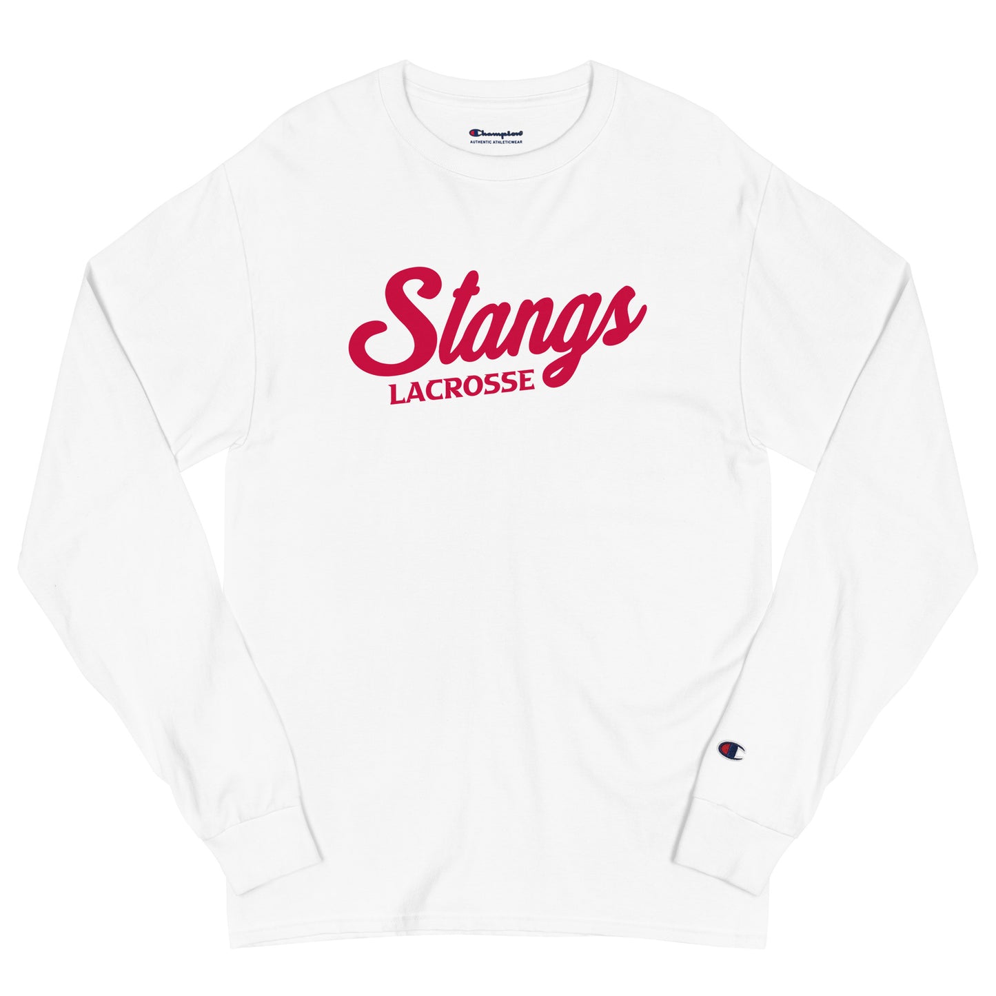 Adult Stangs Lacrosse Champion Long Sleeve Shirt