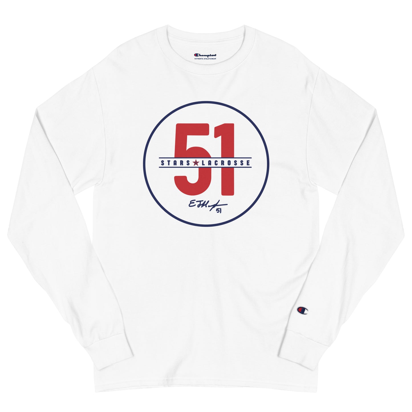 Adult 51 Stars Lacrosse Champion Long Sleeve