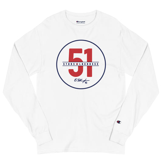 Adult 51 Stars Lacrosse Champion Long Sleeve