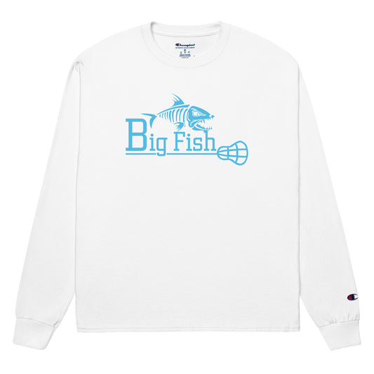 Adult Big Fish Lacrosse Champion Long Sleeve Shirt