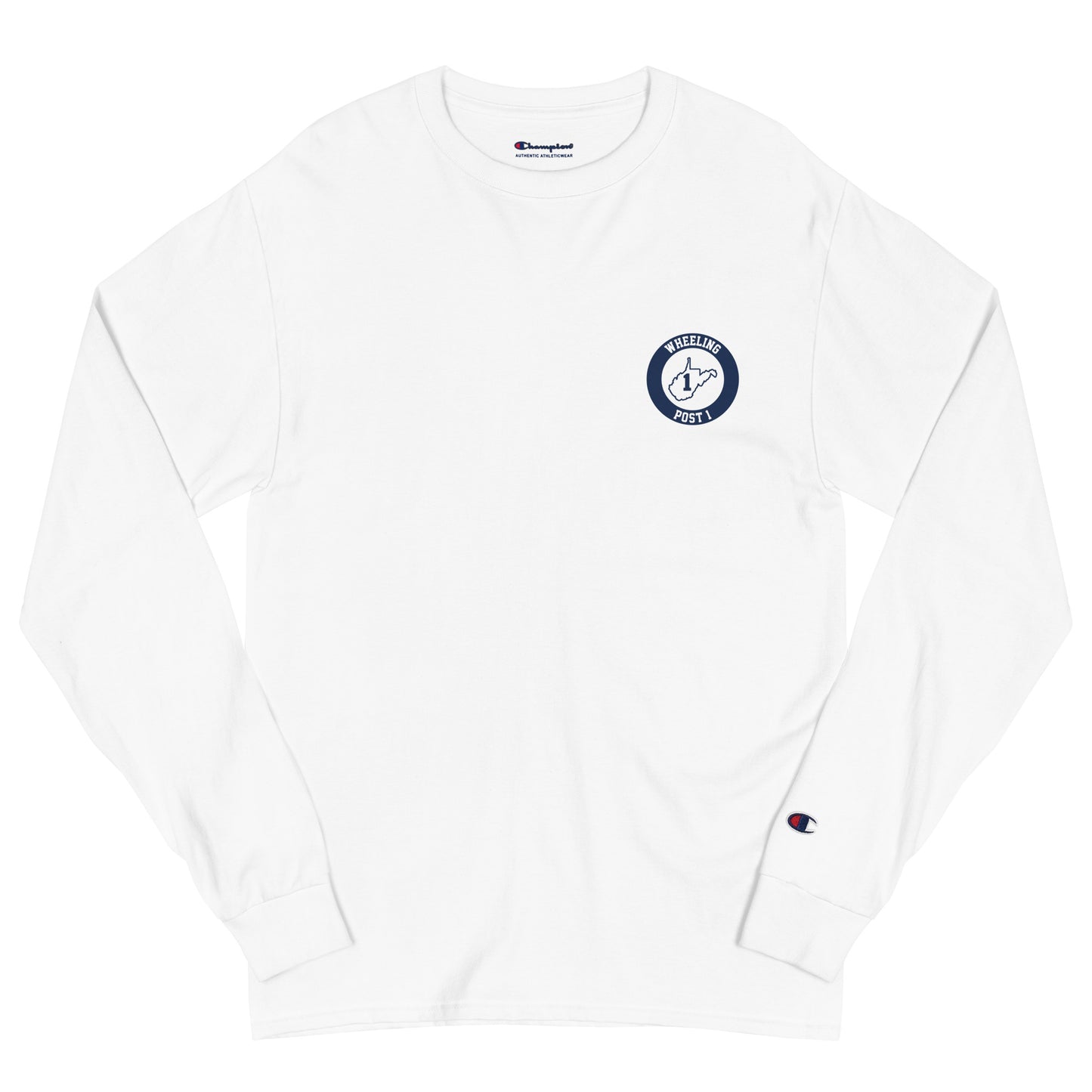 Adult Wheeling Post 1 Champion Long Sleeve Shirt