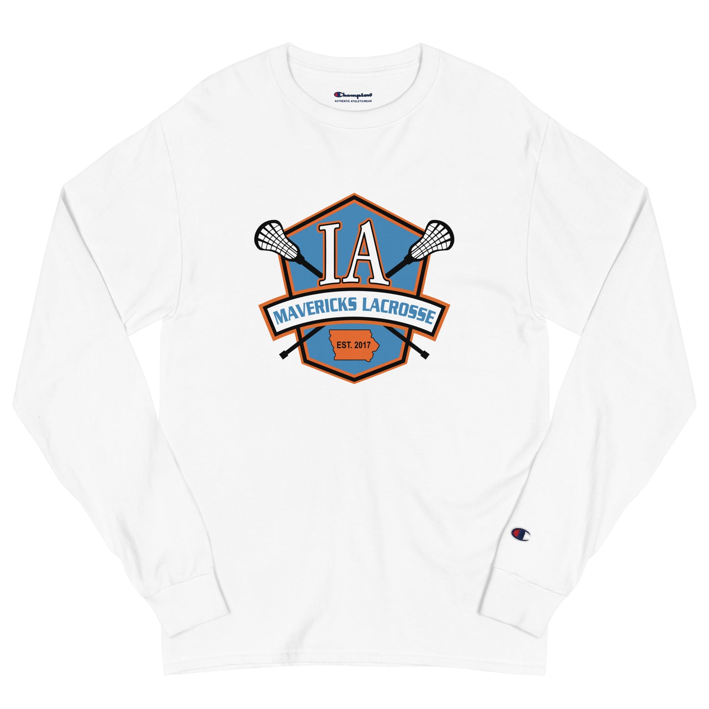 Adult Iowa Mavericks Champion Long Sleeve Shirt