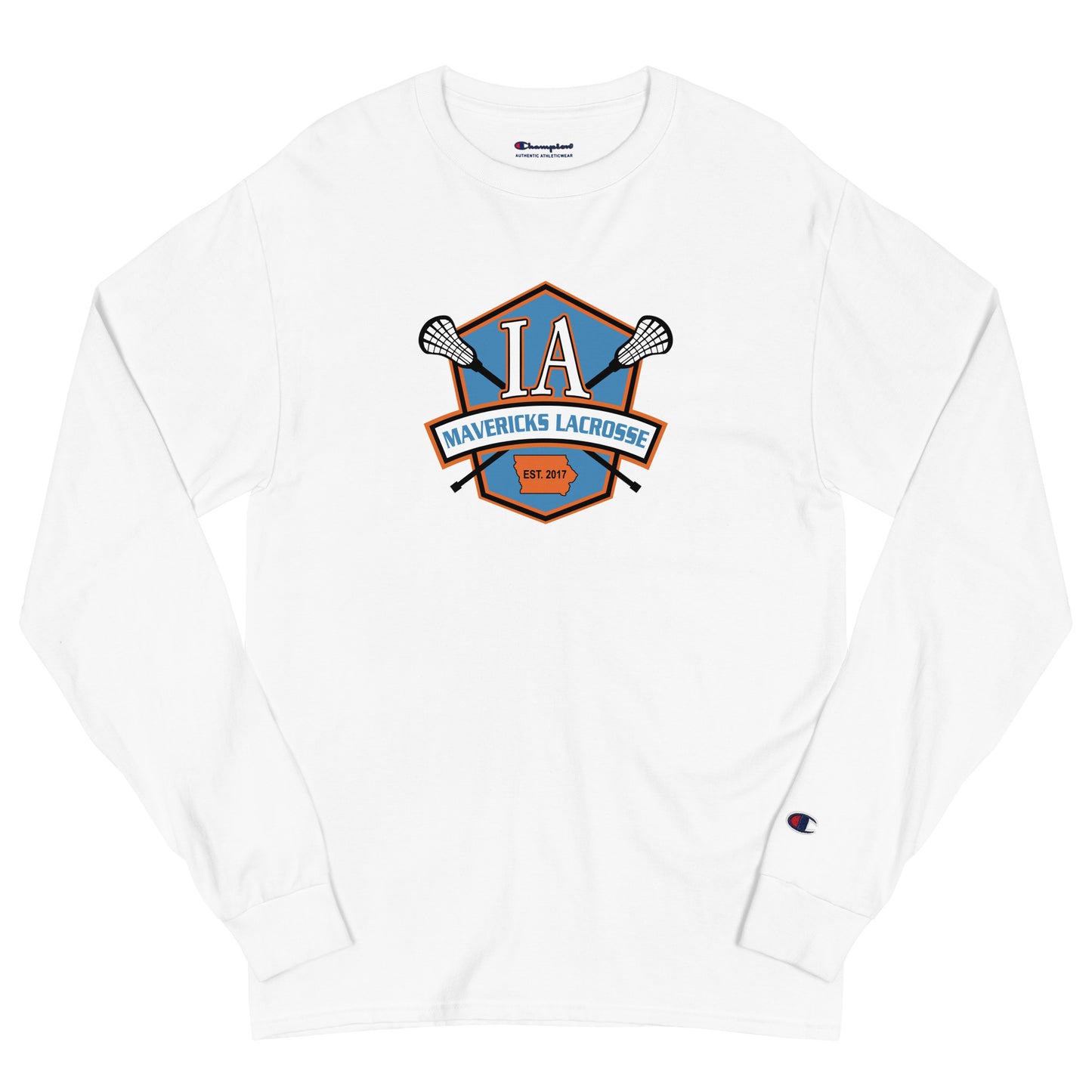 Adult Iowa Mavericks Champion Long Sleeve Shirt