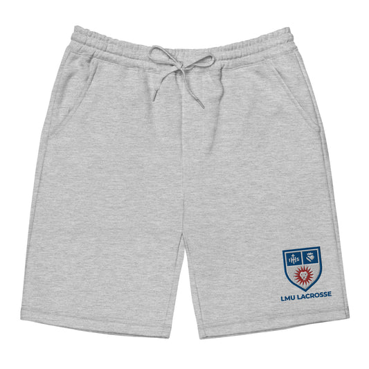 Adult LMU Lacrosse Fleece Shorts