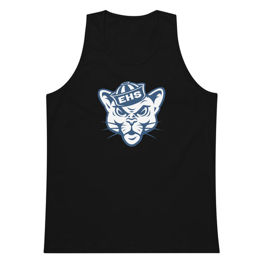 Adult Evergreen High School Lacrosse Cotton Heritage Tank