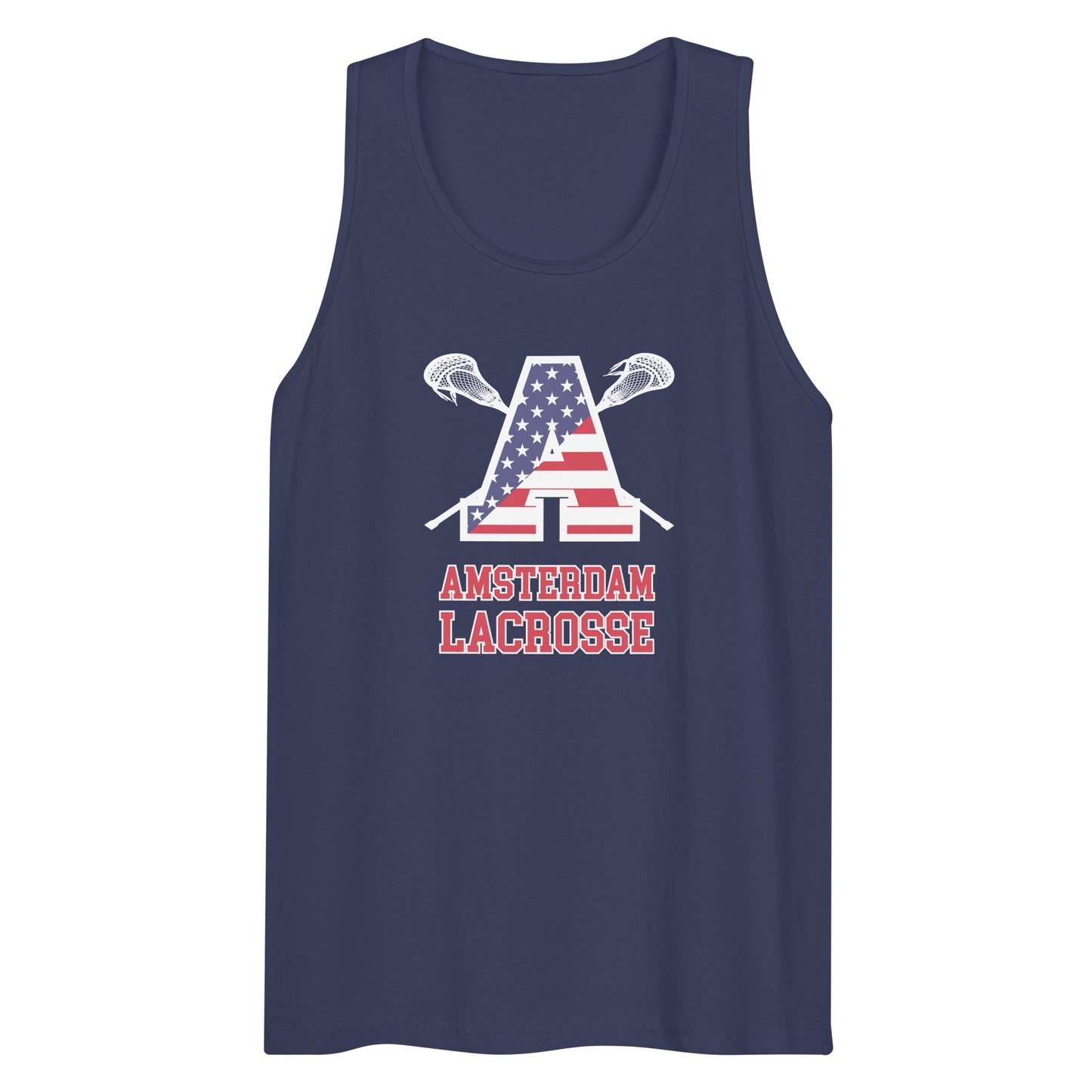 Adult Amsterdam Lacrosse Cotton Heritage Tank