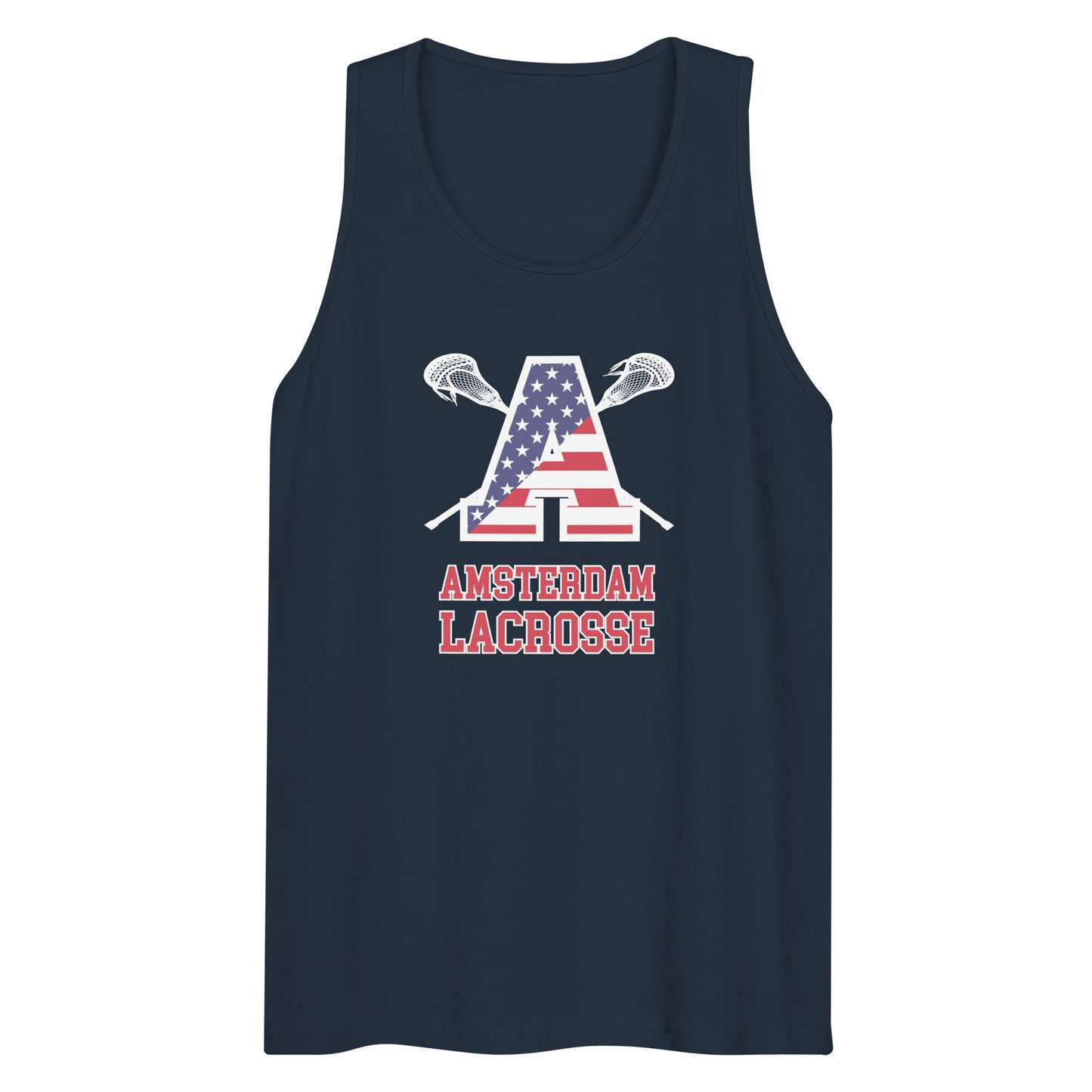Adult Amsterdam Lacrosse Cotton Heritage Tank