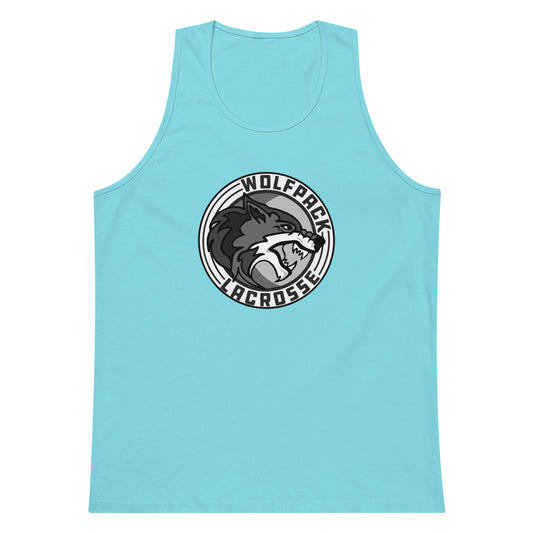 Adult Wolfpack Lacrosse Cotton Heritage Tank