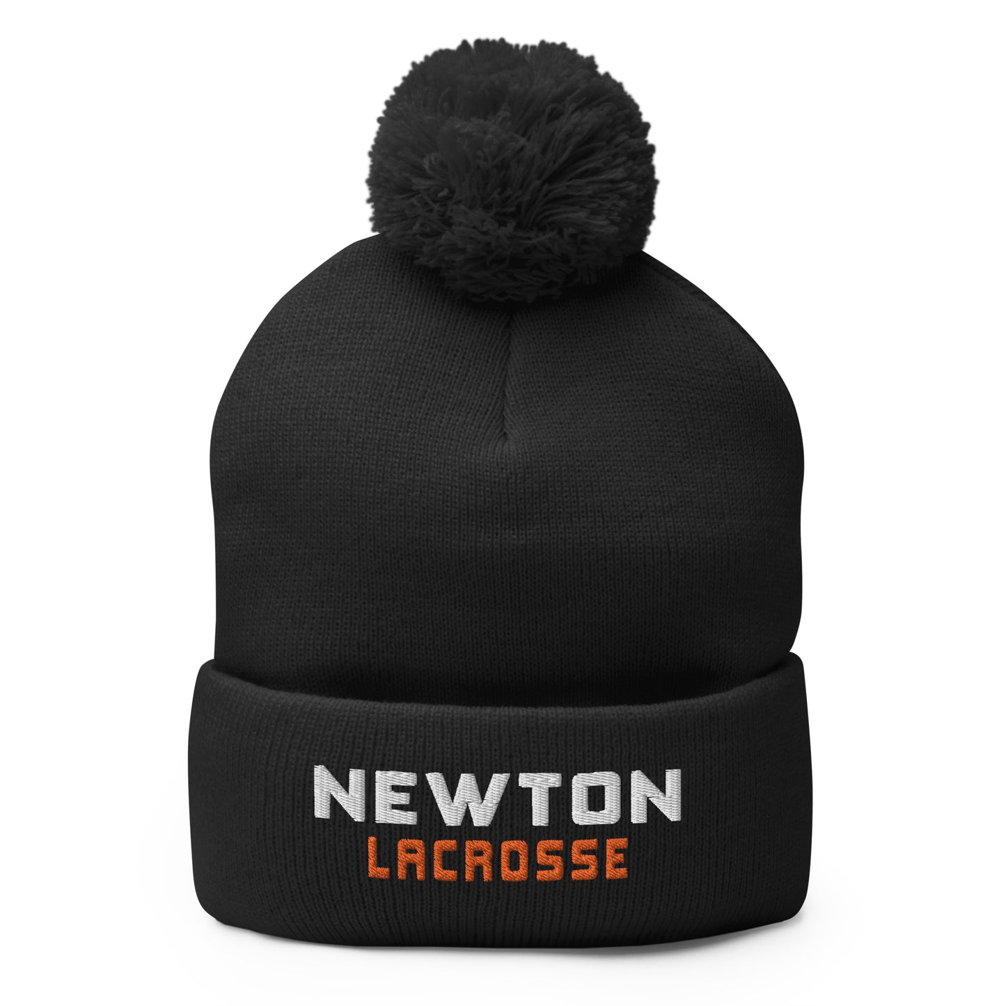 Newton Youth Lacrosse Pom-Pom Beanie