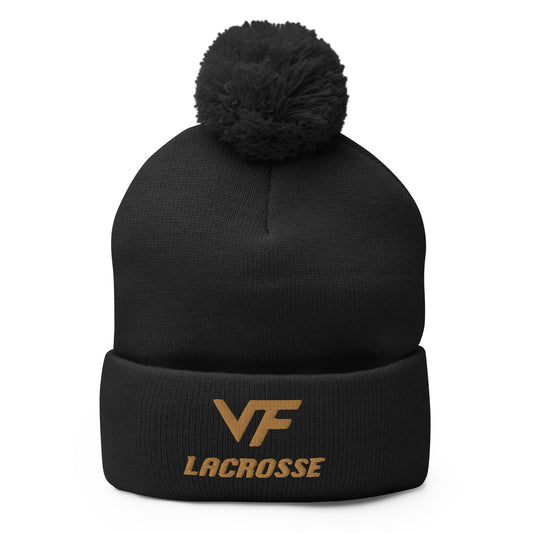 Vallivue Lacrosse Pom-Pom Beanie