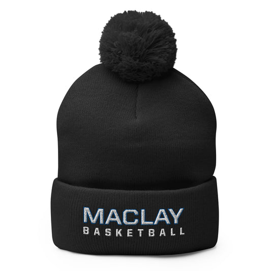 Maclay Basketball Pom Pom Beanie