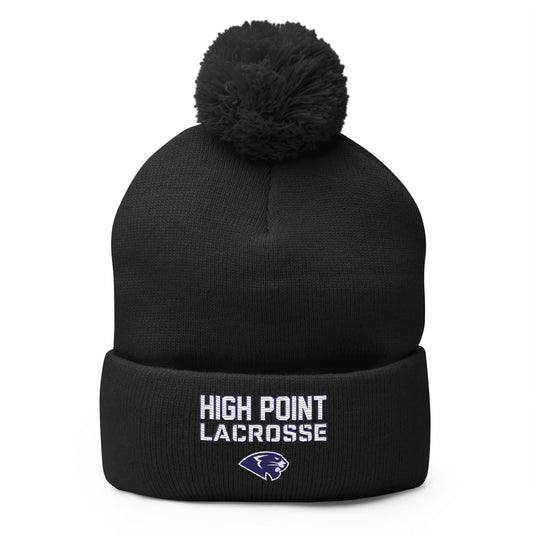 HPU Women's Lacrosse Pom-Pom Beanie