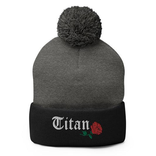 Titan Lacrosse Club Pom-Pom Beanie