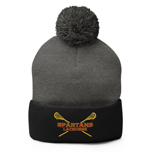 La Cañada Lacrosse Pom-Pom Beanie