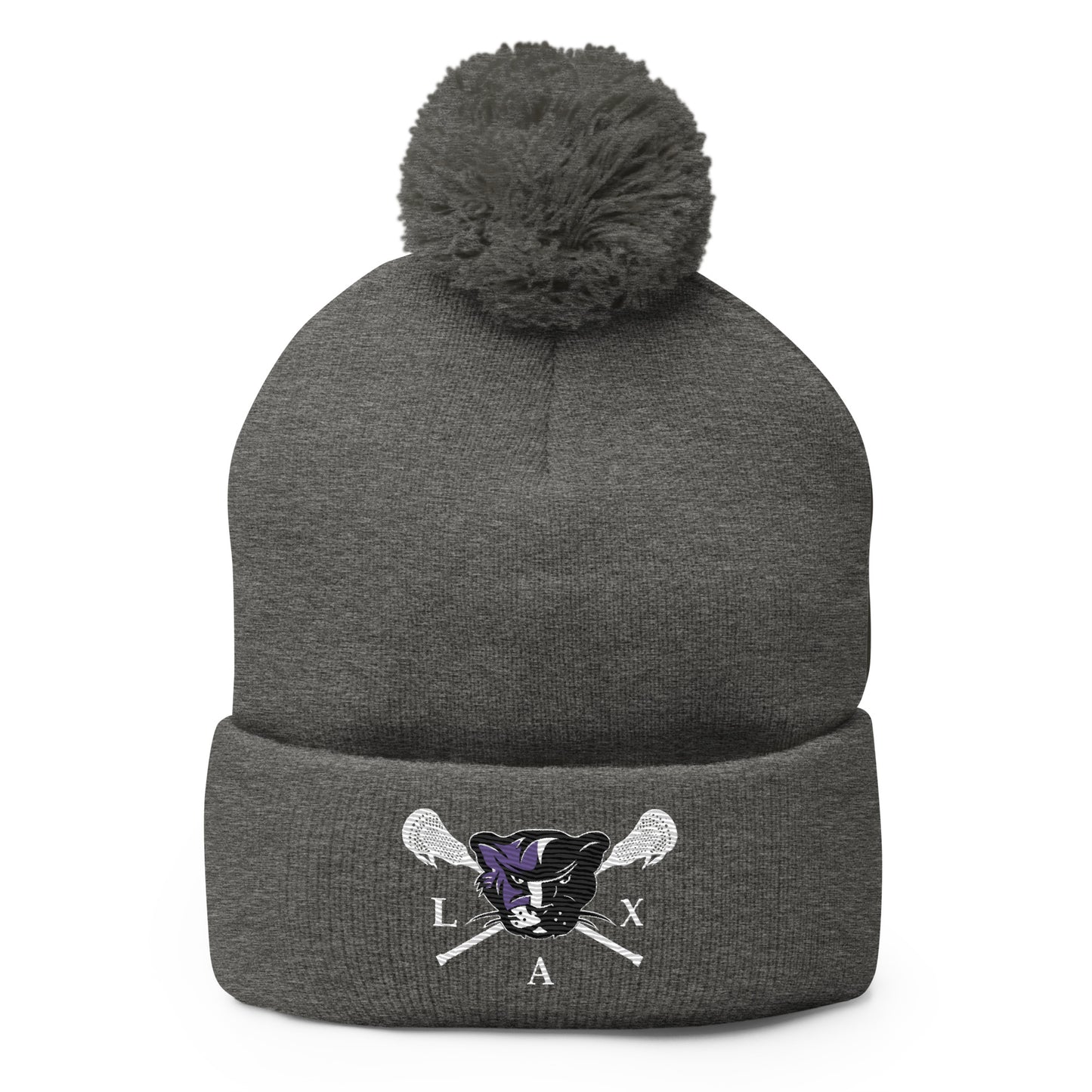 LaxCats Pom-Pom Beanie