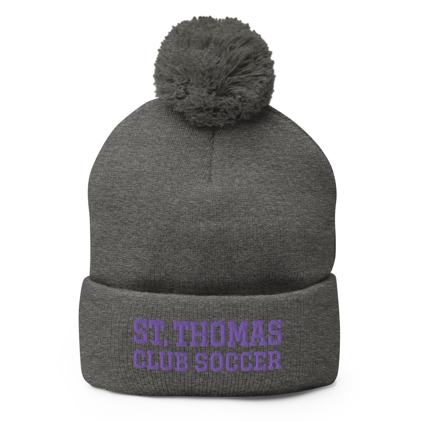 UST Club Soccer Pom-Pom Beanie