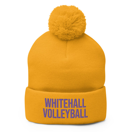 Whitehall Volleyball Pom-Pom Beanie