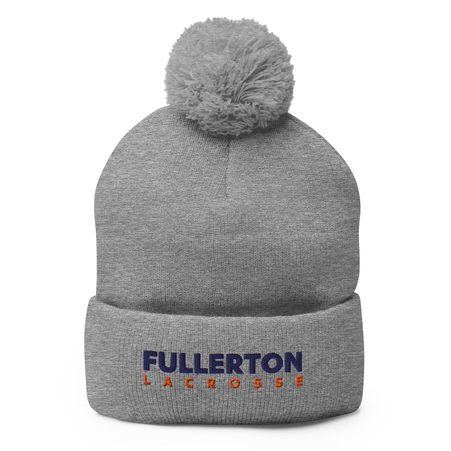 CSUF Lacrosse Pom-Pom Beanie