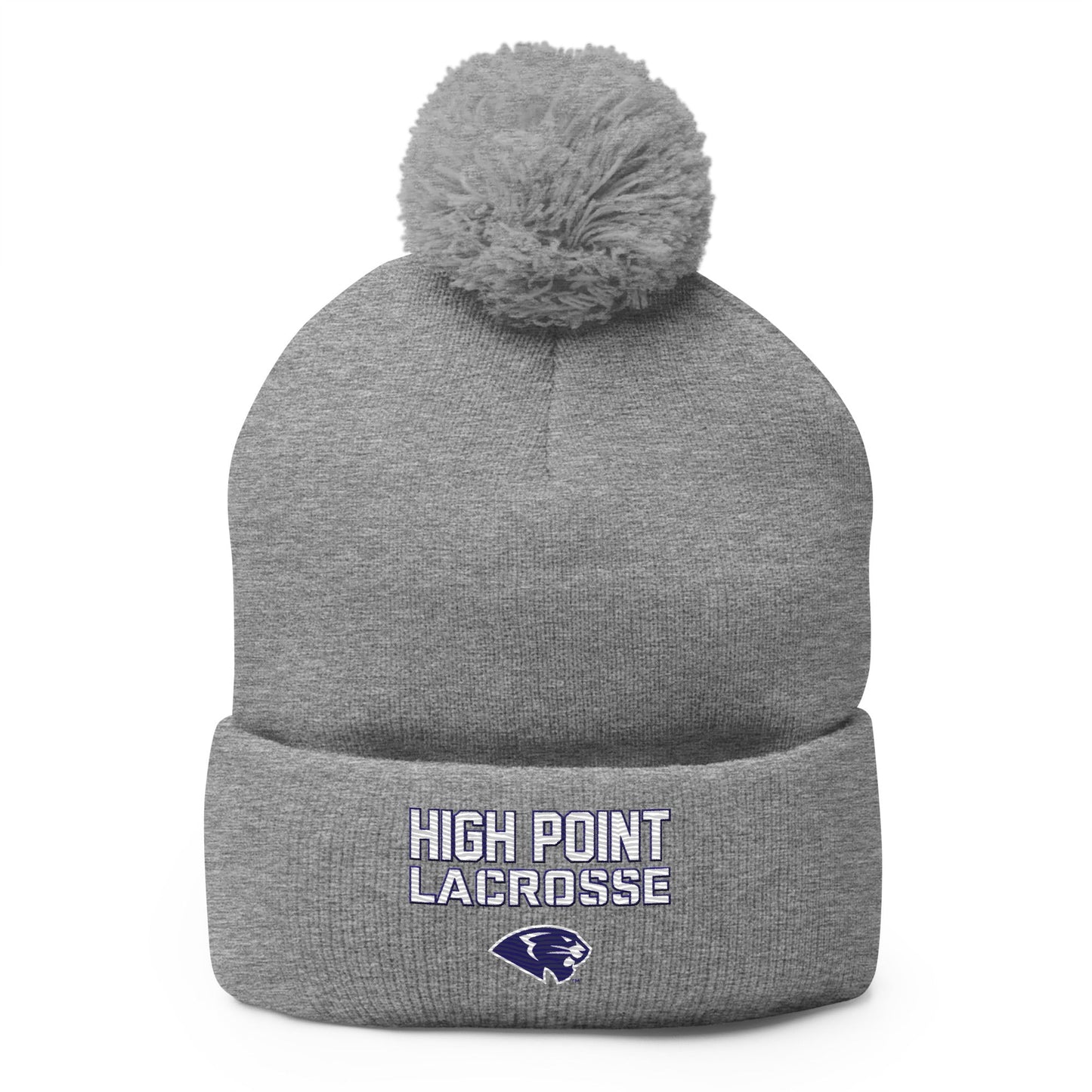 HPU Women's Lacrosse Pom-Pom Beanie