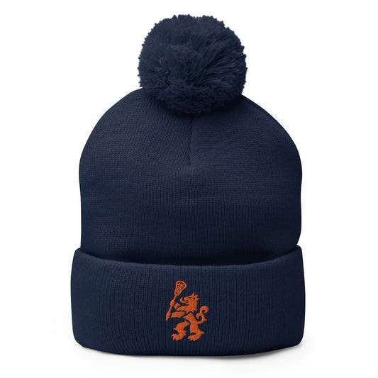 Netherlands Lacrosse Pom-Pom Beanie