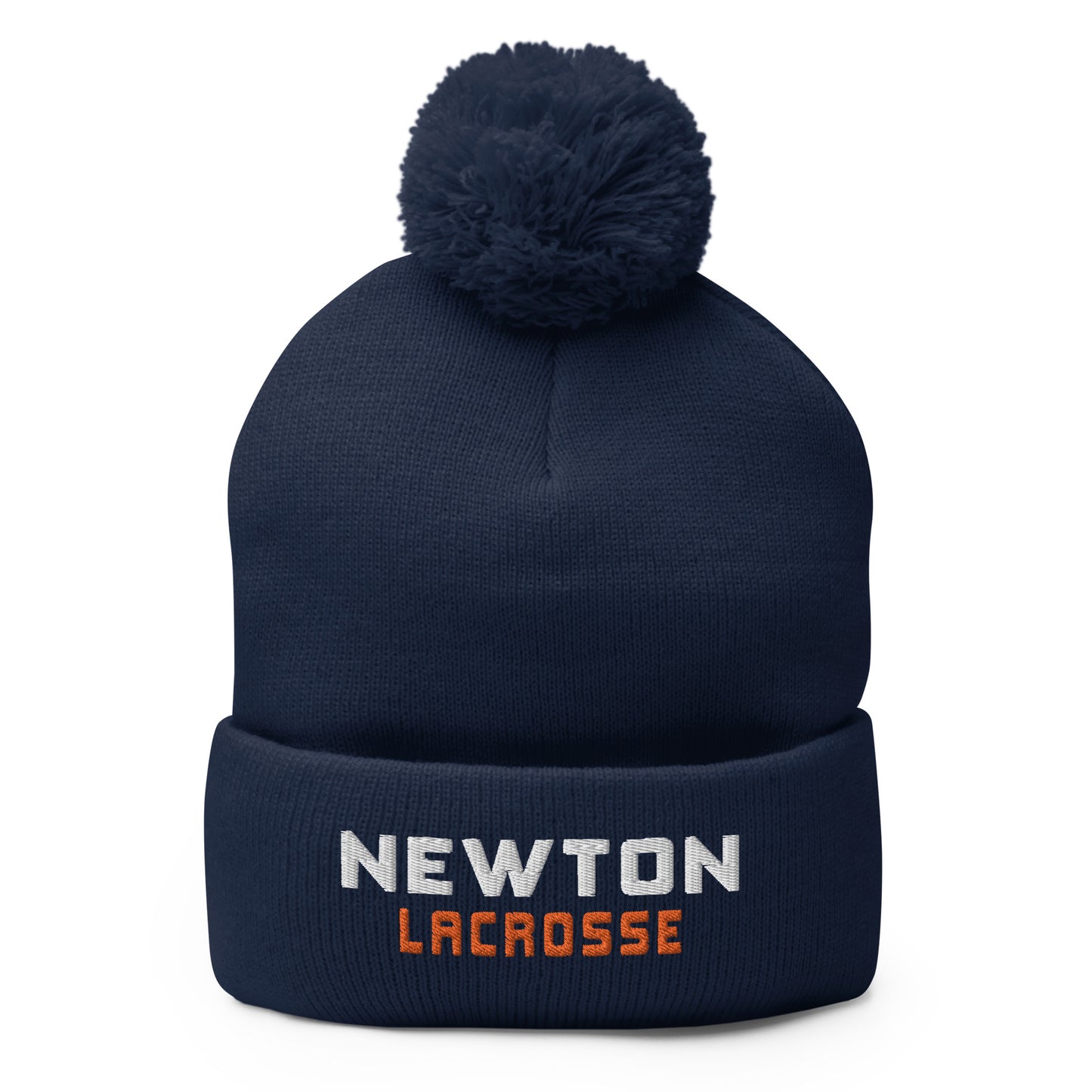 Newton Youth Lacrosse Pom-Pom Beanie