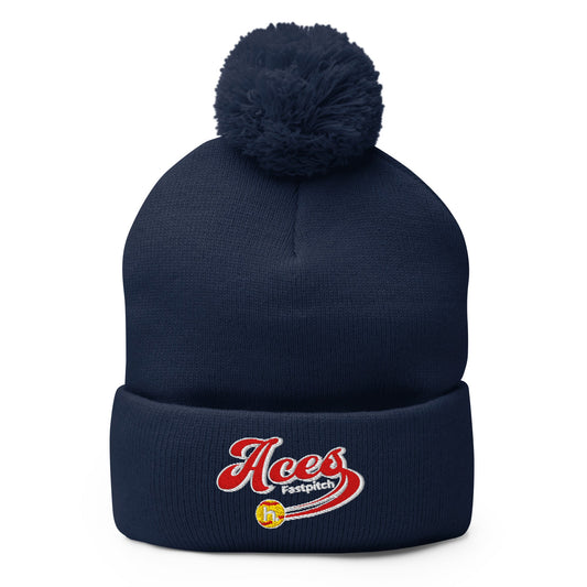 High Point Aces Pom Pom Beanie