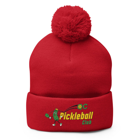 QC Pickleball Pom-Pom Beanie